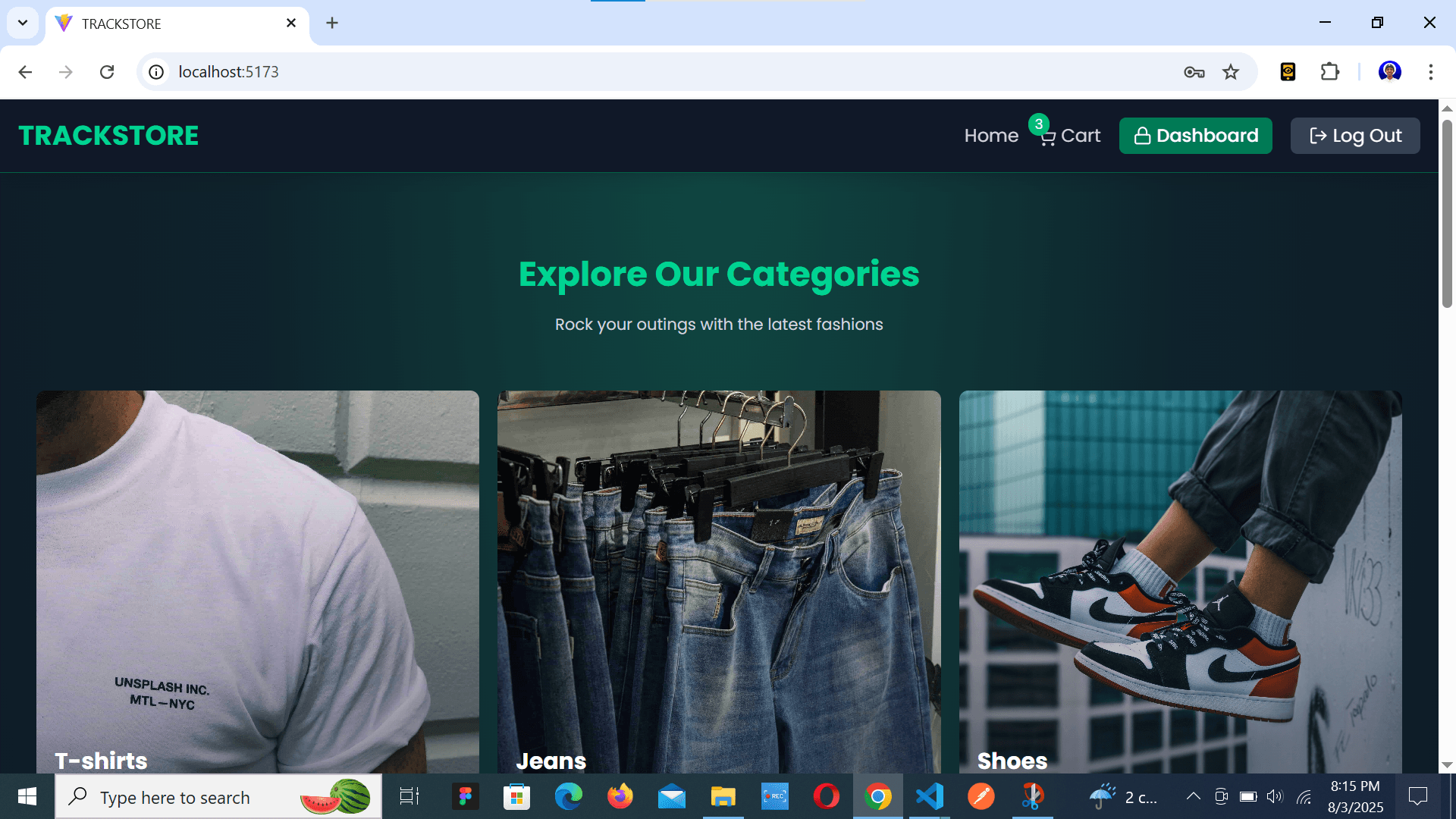 TrackStore E-Commerce Platform